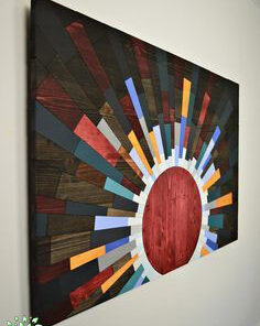 دیوار کوب چوبی AW61 Antique Wood