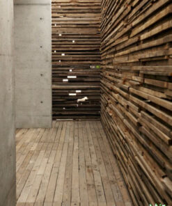 دیوار کوب چوبی AW75 Antique Wood