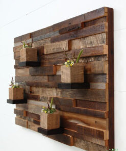 دیوار کوب چوبی AW76 Antique Wood