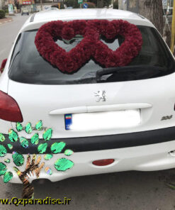 ماشین عروس گل طبیعی NFBC1 Natural Flower Bridal Car