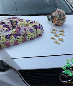 ماشین عروس گل طبیعی NFBC11 Natural Flower Bridal Car