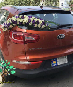 ماشین عروس گل طبیعی NFBC25 Natural Flower Bridal Car