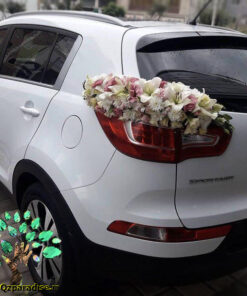ماشین عروس گل طبیعی NFBC34 Natural Flower Bridal Car