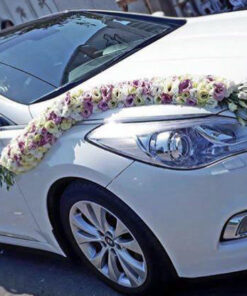 ماشین عروس گل طبیعی NFBC39 Natural Flower Bridal Car