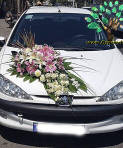 ماشین عروس گل طبیعی NFBC4 Natural Flower Bridal Car