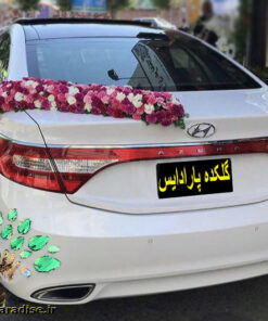 ماشین عروس گل طبیعی NFBC40 Natural Flower Bridal Car