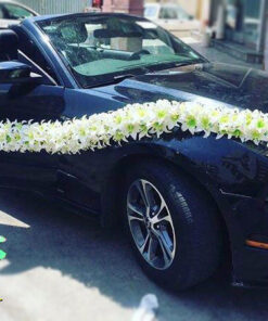ماشین عروس گل طبیعی NFBC43 Natural Flower Bridal Car