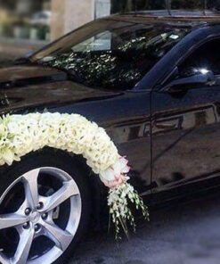 ماشین عروس گل طبیعی NFBC47 Natural Flower Bridal Car