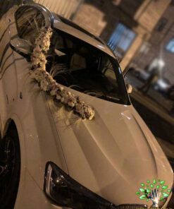 ماشین عروس گل طبیعی NFBC54 Natural Flower Bridal Car