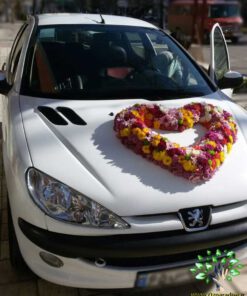 ماشین عروس گل طبیعی NFBC56 Natural Flower Bridal Car