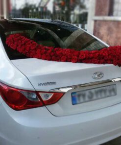 ماشین عروس گل طبیعی NFBC59 Natural Flower Bridal Car