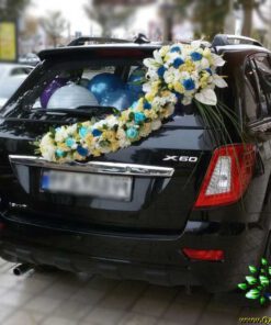 ماشین عروس گل طبیعی NFBC61 Natural Flower Bridal Car