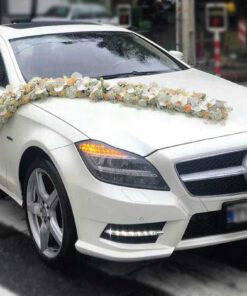 ماشین عروس گل طبیعی NFBC64 Natural Flower Bridal Car