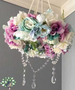 لوستر گل مصنوعی FC10 Flower chandelier