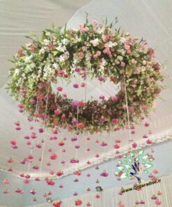 لوستر گل مصنوعی FC105 Flower chandelier