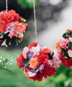 لوستر گل مصنوعی FC110 Flower chandelier