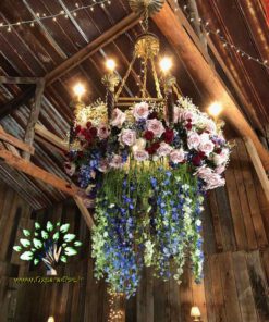 لوستر گل مصنوعی FC111 Flower chandelier