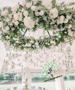 لوستر گل مصنوعی FC112 Flower chandelier