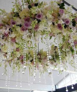 لوستر گل مصنوعی FC114 Flower chandelier