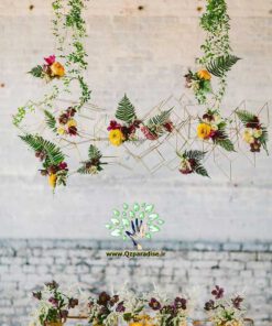 لوستر گل مصنوعی FC118 Flower chandelier