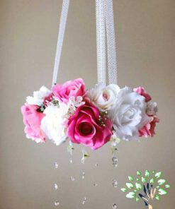 لوستر گل مصنوعی FC12 Flower chandelier