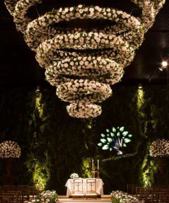 لوستر گل مصنوعی FC121 Flower chandelier