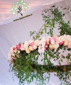 لوستر گل مصنوعی FC130 Flower chandelier