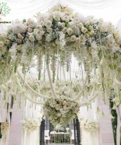 لوستر گل مصنوعی FC131 Flower chandelier