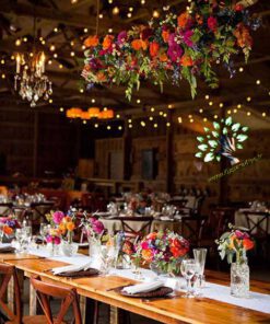 لوستر گل مصنوعی FC133 Flower chandelier