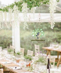 لوستر گل مصنوعی FC137 Flower chandelier