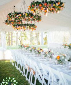 لوستر گل مصنوعی FC145 Flower chandelier