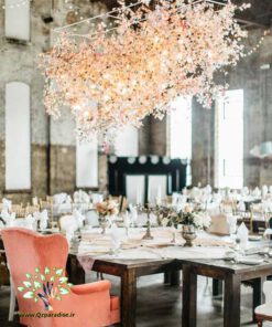 لوستر گل مصنوعی FC148 Flower chandelier