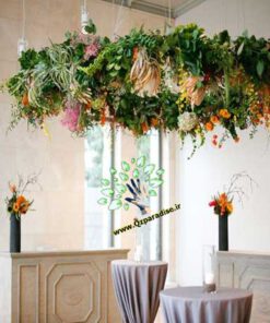 لوستر گل مصنوعی FC16 Flower chandelier