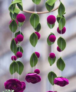 لوستر گل مصنوعی FC25 Flower chandelier