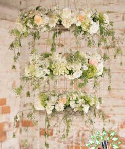 لوستر گل مصنوعی FC33 Flower chandelier