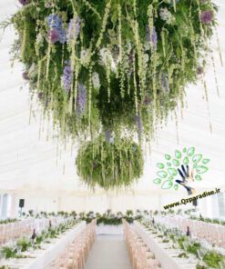 لوستر گل مصنوعی FC34 Flower chandelier