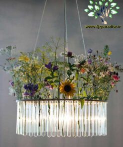 لوستر گل مصنوعی FC39 Flower chandelier