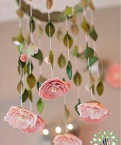 لوستر گل مصنوعی FC46 Flower chandelier