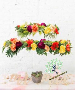 لوستر گل مصنوعی FC59 Flower chandelier