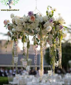 لوستر گل مصنوعی FC62 Flower chandelier