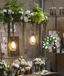 لوستر گل مصنوعی FC63 Flower chandelier