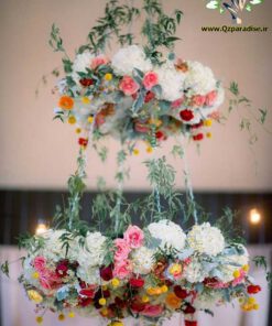 لوستر گل مصنوعی FC66 Flower chandelier