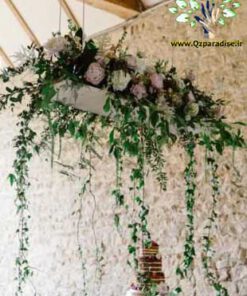 لوستر گل مصنوعی FC67 Flower chandelier