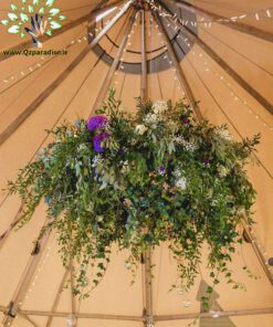 لوستر گل مصنوعی FC70 Flower chandelier