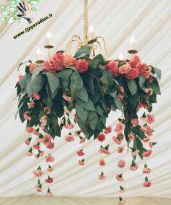 لوستر گل مصنوعی FC72 Flower chandelier