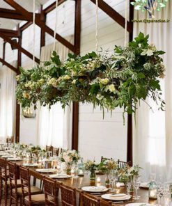 لوستر گل مصنوعی FC74 Flower chandelier