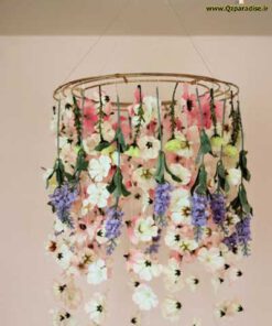 لوستر گل مصنوعی FC75 Flower chandelier