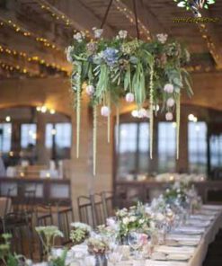 لوستر گل مصنوعی FC77 Flower chandelier