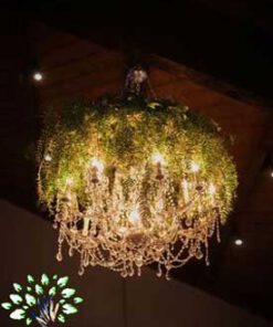 لوستر گل مصنوعی FC79 Flower chandelier