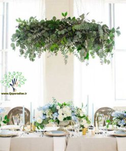 لوستر گل مصنوعی FC8 Flower chandelier